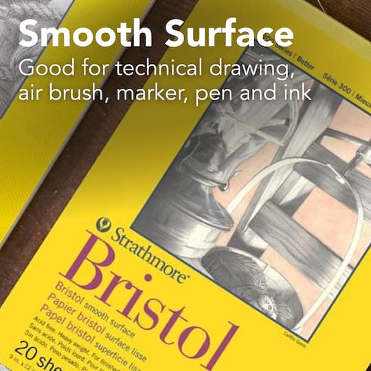 Strathmore® 300 Series Bristol Smooth Pad